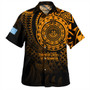 Federated States Of Micronesia Hawaiian Shirt Pearl Of The Pacific Gold Polynesian Tattau