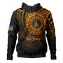 New Caledonia Hoodie Pearl Of The Pacific Gold Polynesian Tattau