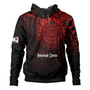 American Samoa Hoodie Pearl Of The Pacific Red Polynesian Tattau