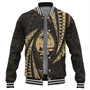 Guam Baseball Jacket Micronesian Tribal Wave