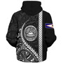 American Samoa Sherpa Hoodie Samoa Tribal Polynesian Coat Of Arms