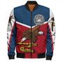 American Samoa Bomber Jacket Samoa Tribal Flag Sport Style