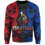 Philippines Filipinos Custom Personalised Sweatshirt Tattoo Style