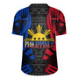 Philippines Filipinos Custom Personalised Rugby Jersey Tattoo Style