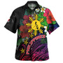 Philippines Filipinos Custom Personalised Hawaiian Shirt Hibiscus And Plumeria With Palm Branches Vintage Style