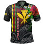 Hawaii Custom Personalised Polo Shirt Hibiscus And Plumeria With Palm Branches Vintage Style