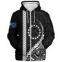 Cook Islands Sherpa Hoodie Tribal Polynesian Coat Of Arms