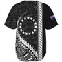 Cook Islands Baseball Shirt Tribal Polynesian Coat Of Arms