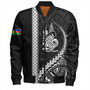 New Caledonia Bomber Jacket Tribal Melanesian Coat Of Arms