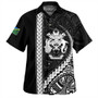 Solomon Islands Hawaiian Shirt Tribal Melanesian Coat Of Arms