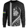 New Caledonia Sweatshirt Tribal Melanesian Coat Of Arms