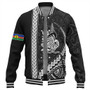 New Caledonia Baseball Jacket Tribal Melanesian Coat Of Arms