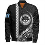 Federated States Of Micronesia Bomber Jacket Tribal Micronesian Coat Of Arms