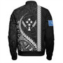 Kosrae Bomber Jacket Tribal Micronesian Coat Of Arms