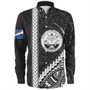 Marshall Islands Long Sleeve Shirt Tribal Micronesian Coat Of Arms