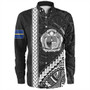 Nauru Long Sleeve Shirt Tribal Micronesian Coat Of Arms