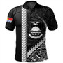 Kiribati Polo Shirt Tribal Micronesian Coat Of Arms