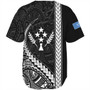 Kosrae Baseball Shirt Tribal Micronesian Coat Of Arms