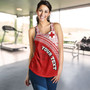 Tonga Custom Personalised Women Tank Tongan Ngatu Pattern Curve Style