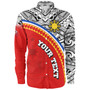 Philippines Filipinos Custom Personalised Long Sleeve Shirt Tribal Patterns Curve Style