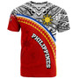 Philippines Filipinos Custom Personalised T-Shirt Tribal Patterns Curve Style