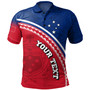 Samoa Custom Personalised Polo Shirt Polynesian Tribal Patterns Curve Style