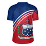 Samoa Custom Personalised Rugby Jersey Polynesian Tribal Patterns Curve Style