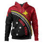 Papua New Guinea Custom Personalised Hoodie Polynesian Tribal Patterns Curve Style