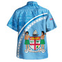 Fiji Custom Personalised Hawaiian Shirt Fijian Masi Patterns Curve Style