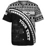 Fiji Custom Personalised Baseball Shirt Fijian Kesakesa Masi Patterns Curve Style
