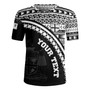 Fiji Custom Personalised Rugby Jersey Fijian Kesakesa Masi Patterns Curve Style