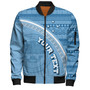 Federated States Of Micronesia Custom Personalised Bomber Jacket Micronesia Tribal Patterns Curve Style