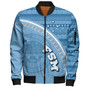 Federated States Of Micronesia Custom Personalised Bomber Jacket Micronesia Tribal Patterns Curve Style