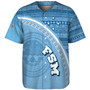 Federated States Of Micronesia Custom Personalised Baseball Shirt Micronesia Tribal Patterns Curve Style