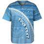 Federated States Of Micronesia Custom Personalised Baseball Shirt Micronesia Tribal Patterns Curve Style