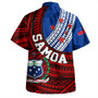 Samoa Hawaiian Shirt Custom Tribal Polynesian Flag Print