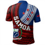 Samoa Polo Shirt Custom Tribal Polynesian Flag Print