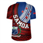Samoa Rugby Jersey Custom Tribal Polynesian Flag Print