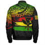 Hawaii Bomber Jacket Kanaka Maoli Tribal Polynesian Grunge Flag