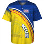 Niue Custom Personalised Baseball Shirt Niue Patterns Hiapo Curve Style
