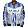 Samoa Custom Personalised Bomber Jacket Manu Samoa