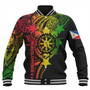 Philippines Filipinos Baseball Jacket - Proud To Be Filipino Tribal Sun Batok Reggae Style