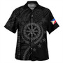 Philippines Filipinos Hawaiian Shirt - Proud To Be Filipino Tribal Sun Batok Grey Style