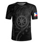 Philippines Filipinos Rugby Jersey - Proud To Be Filipino Tribal Sun Batok Grey Style
