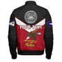 American Samoa Bomber Jacket Custom Polynesian Tribal Sport Style