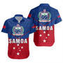 Samoa Short Sleeve Shirt Custom Polynesian Tribal Sport Style