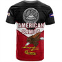 American Samoa T-Shirt Custom Polynesian Tribal Sport Style