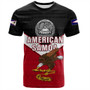 American Samoa T-Shirt Custom Polynesian Tribal Sport Style