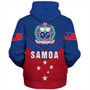 Samoa Sherpa Hoodie Custom Polynesian Tribal Sport Style