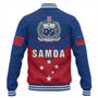 Samoa Baseball Jacket Custom Polynesian Tribal Sport Style